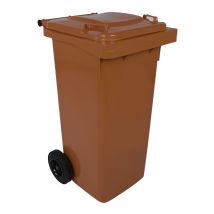 Minicontainer 120 liter Bruin - Voor DIN-opname