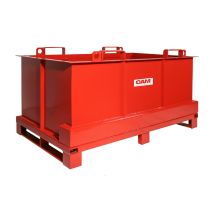 Bodemklepcontainer 1300 liter