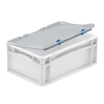 Scharnierdeksel Basicline Bak Grijs met Schuifsluiting – 300x200 mm