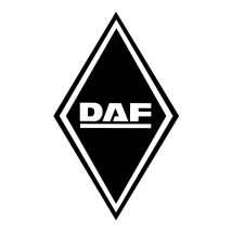 Stickers Hoekschild DAF - Kleur en Afmetingen naar keuze