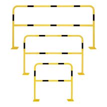 Veiligheidshek Gecoat Ø40 mm Geel/Zwart - Formaat naar keuze