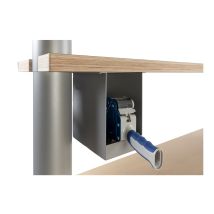 Enkele tapedispenser houder voor Werktafel 130 mm