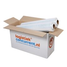 Handwikkelfolie 50 cm x 300 m 17 my Transparant - Doos