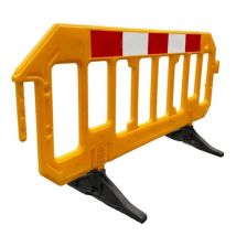 Afzethek Kunststof 200x100 cm Geel