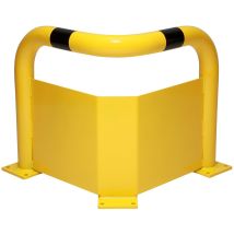 Hoekbeugel gesloten en gecoat aanrijdbeveiliging 600 mm hoog