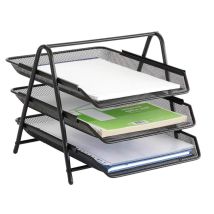 Office Depot 3 lades brievenbak zw 1