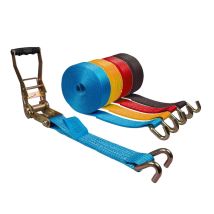 Spanband 50 mm 5 ton ERGO Ratel Klauwhaken - Kleur en lengte naar keuze