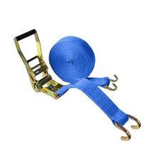 Spanband 2-delig 50 mm 5 ton met klauwhaken Blauw 10M 