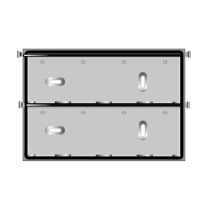 ADR bord RVS t.b.v. cijferplaten