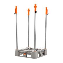 Big Bag palletsysteem Food Grade met Ratelkop palen 2200 mm RVS