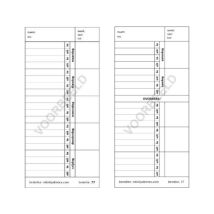 Stempelkaart Week nr77 - 500 stuks