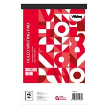 Schrijfblok A5 Viking Gelinieerd 200 Pagina's - 5 stuks