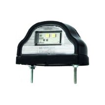 WAS kentekenlamp LED zwart 500 mm kabel