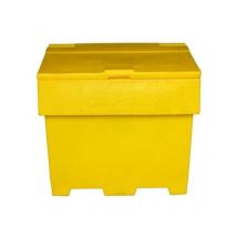 Zoutkist kunststof 200L geel