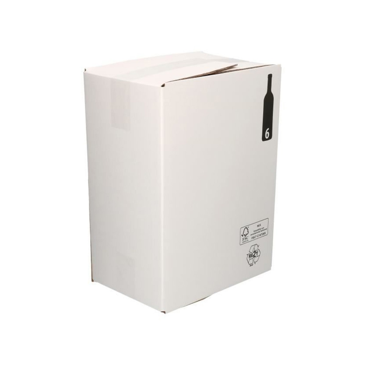 Verzendkoker L470 inwendig L 450 x diameter 60 mm bruin met doppen 24 stuks per bundel