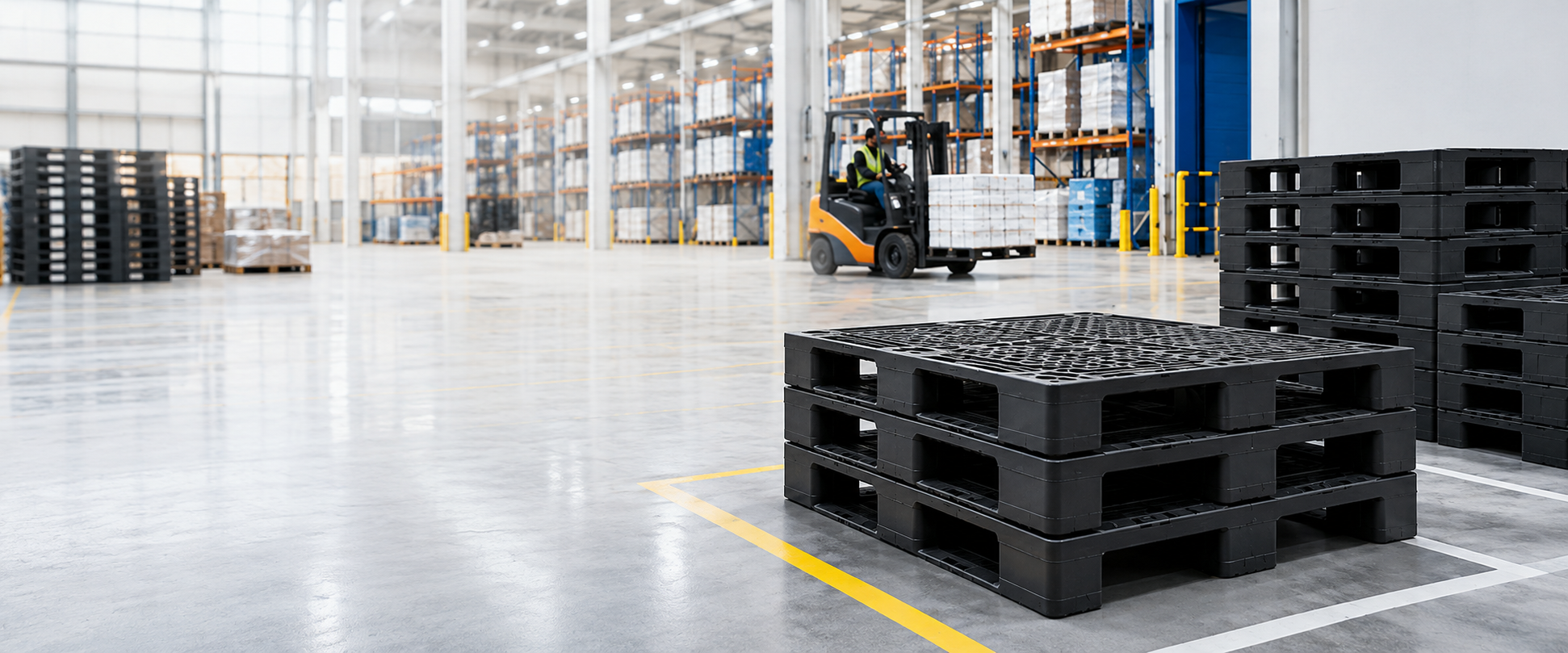 Kunststof pallets: Ideaal voor moderne logistiek