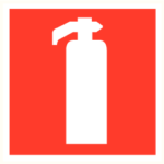 Brandbeveiliging pictogram